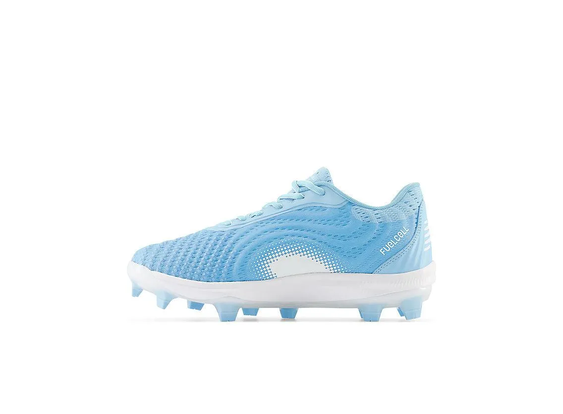 New Balance Men's FuelCell 4040 V7 Molded Baseball Cleats - Sky Blue / White - PL4040C7