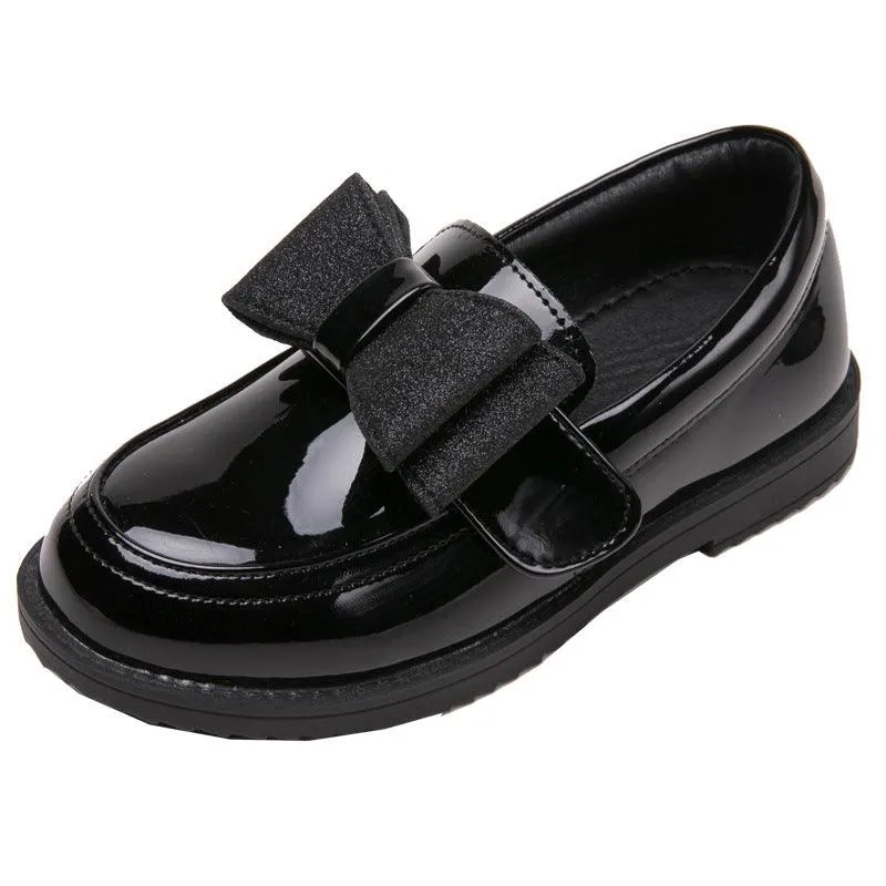 New Korean Black British Style Casual Shoes