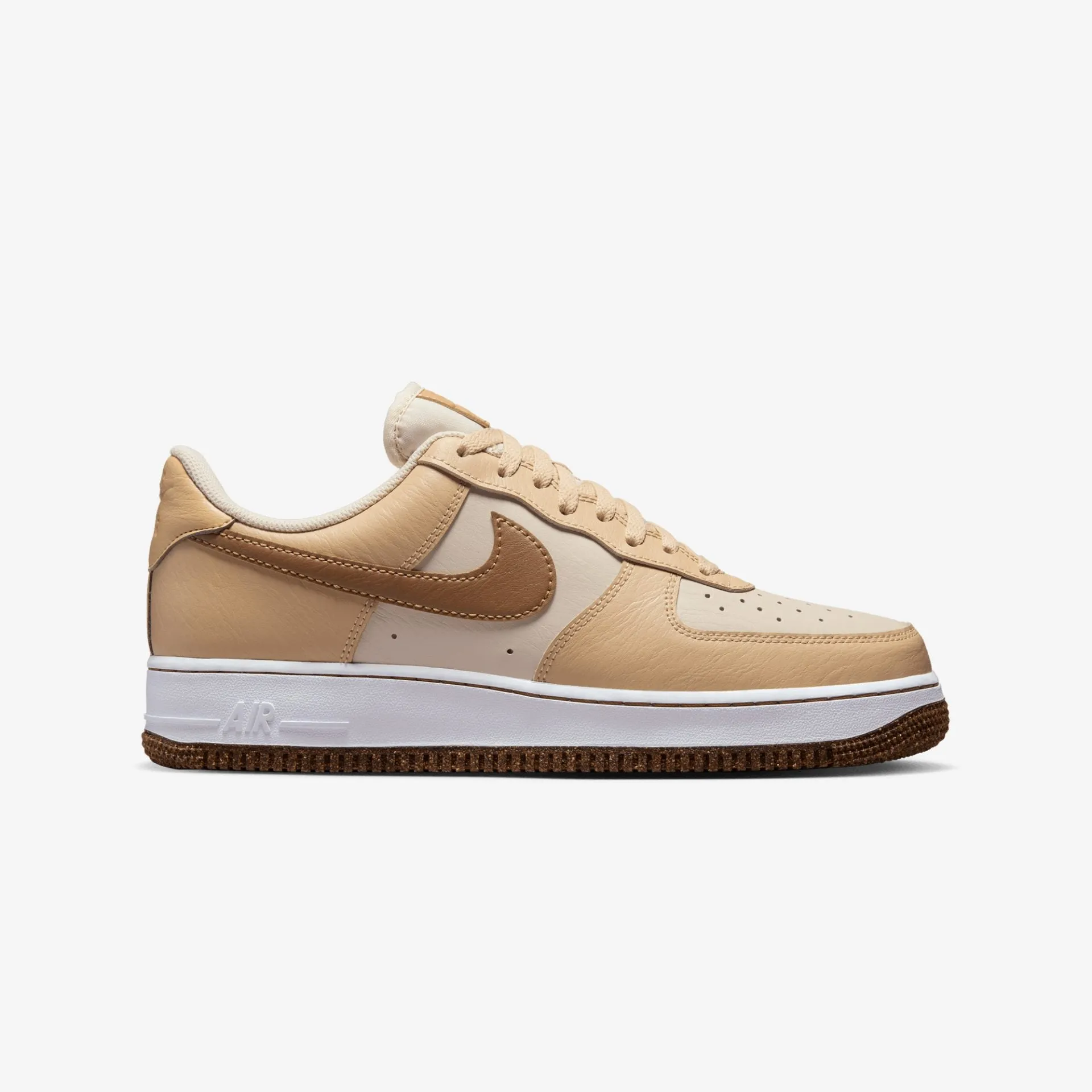 Nike | AIR FORCE 1 '07 EMB { PEARL WHITE/ALE BROWN