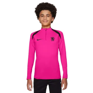 Nike Chelsea Football Club 2024/25 3rd Strike Drill Half Zip Kids Top