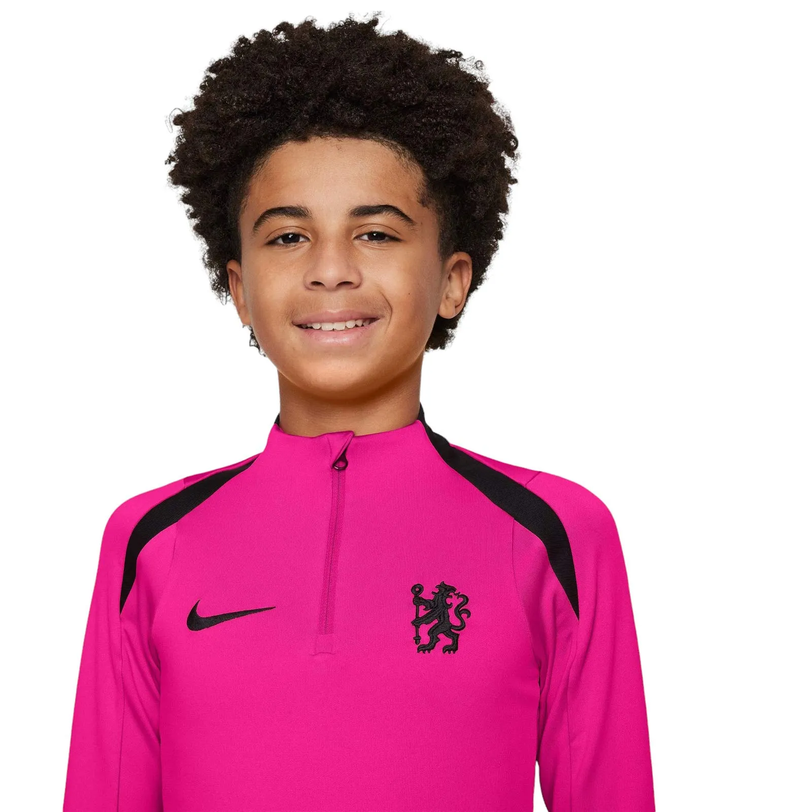 Nike Chelsea Football Club 2024/25 3rd Strike Drill Half Zip Kids Top