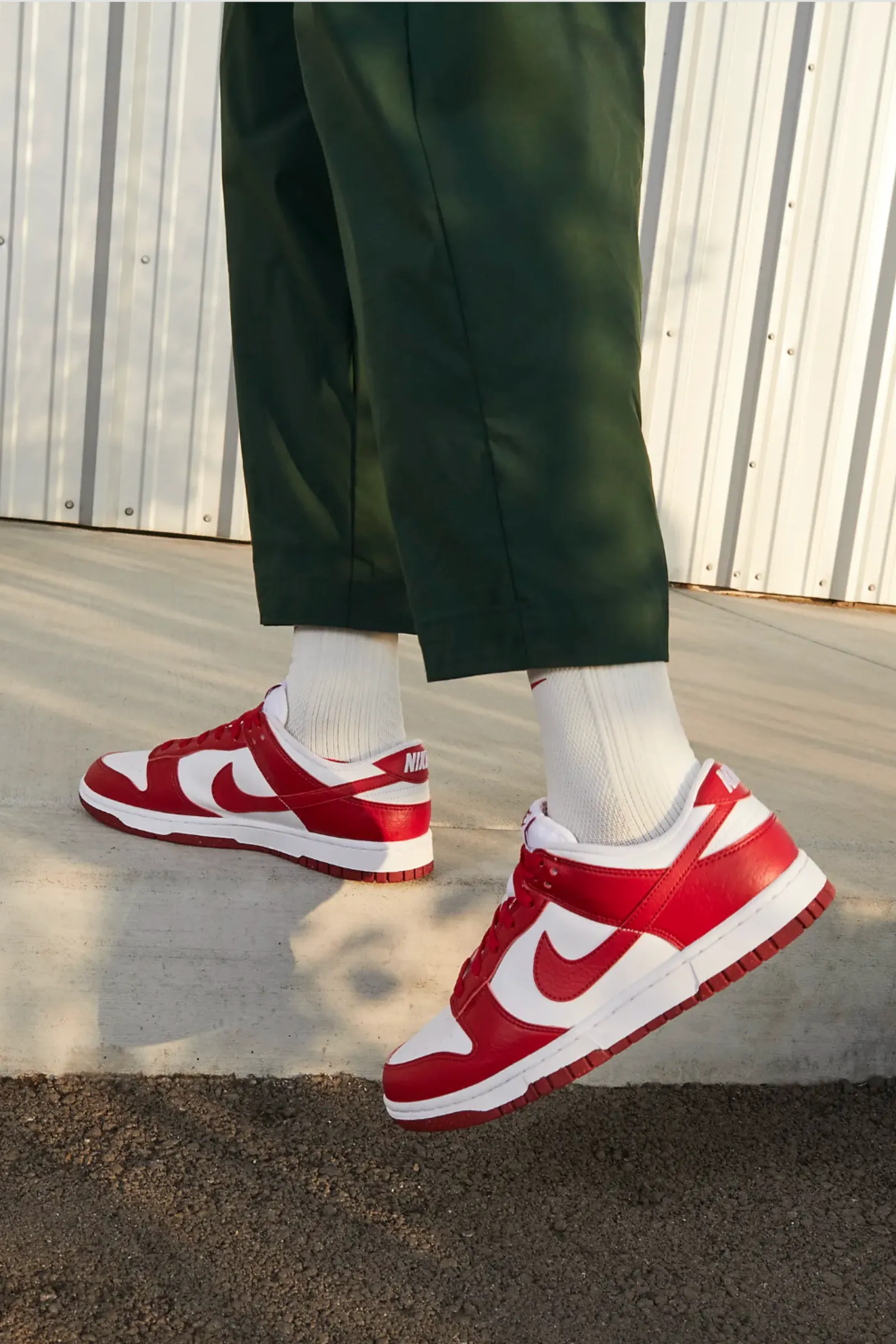 Nike Dunk Red Low Next Nature