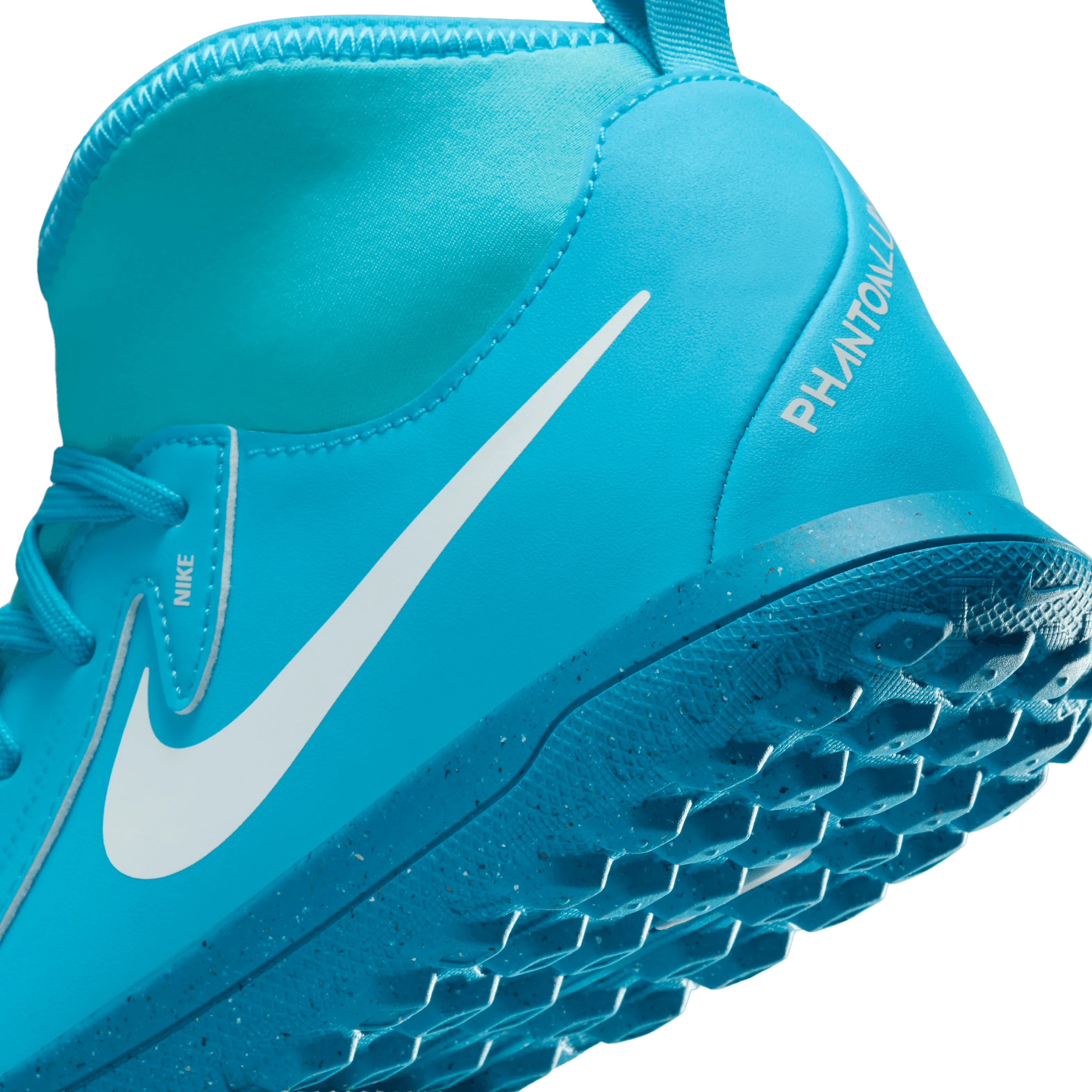 Nike Jr. Phantom Luna 2 Club TF - High-BLUE FURY/WHITE