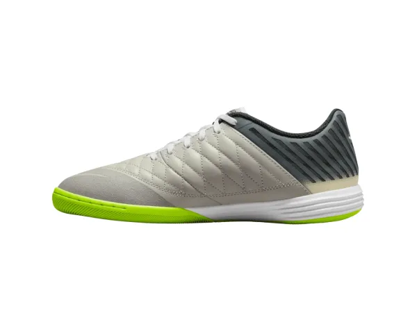 Nike Lunar Gato IN Indoor Soccer Shoes- Smoke Grey/White/Yellow/Anthracite