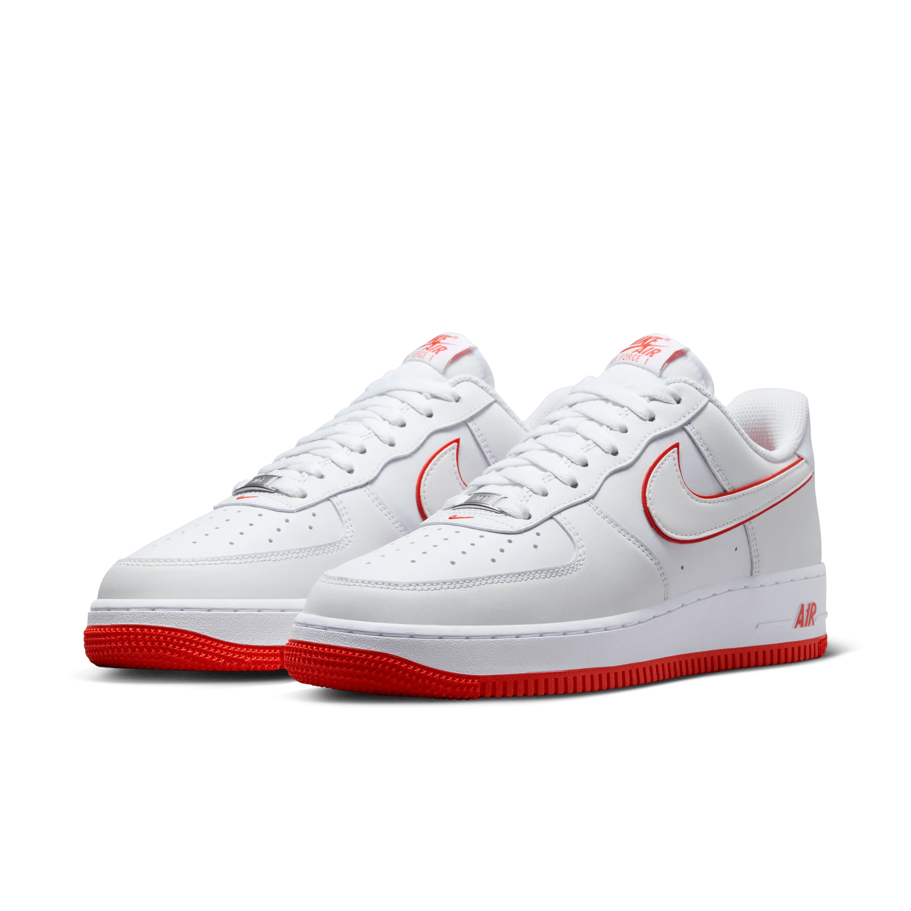 Nike - Men - Air Force 1 '07 - White/Pucante Red