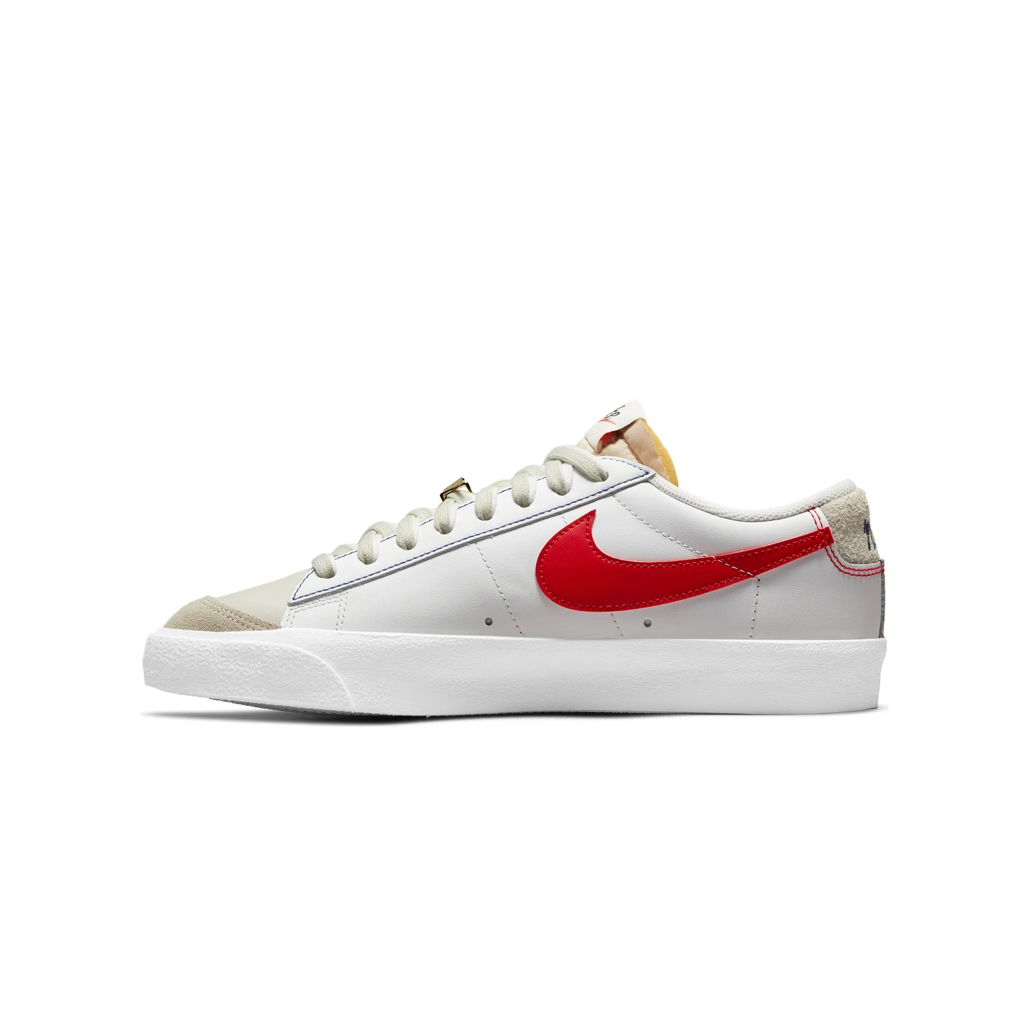 Nike Mens Blazer Low '77 PRM Shoes Light Bone/Summit White