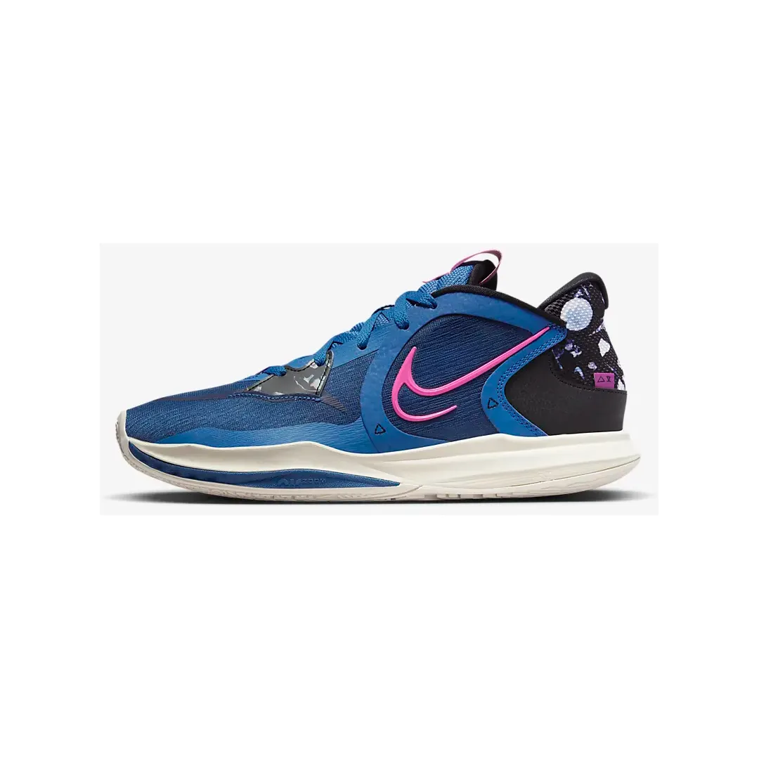 Nike Men's Kyrie Low 5 Shoes - Dark Marina Blue / Black / Viotech / Pinksicle