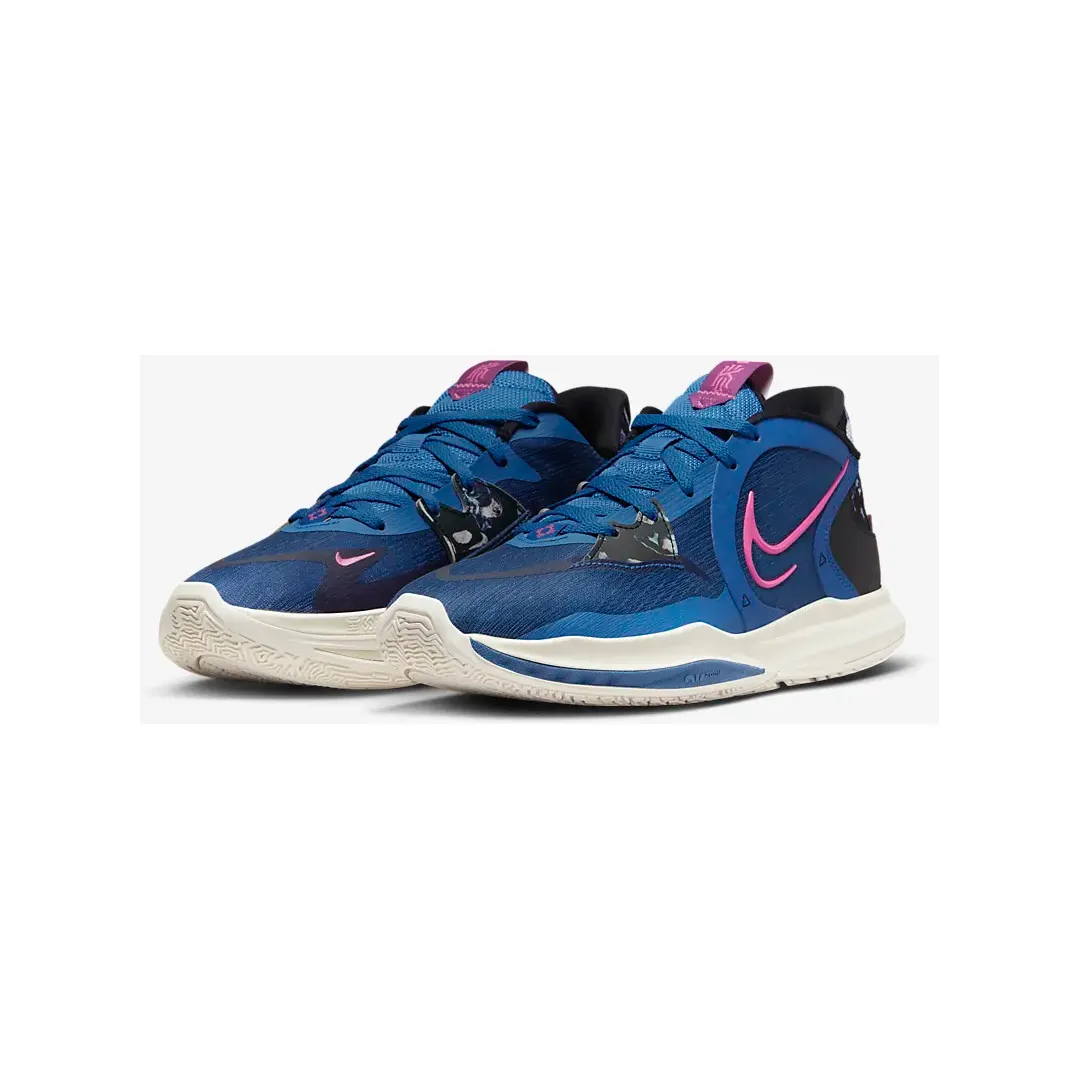 Nike Men's Kyrie Low 5 Shoes - Dark Marina Blue / Black / Viotech / Pinksicle