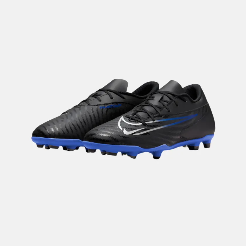 Nike Phantom GX Club Multi-Ground Men's Football Shoes -Black/Hyper Royal/Chrome