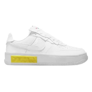 Nike Women's Air Force 1 Fontanka Shoes - Summit White / Photon Dust / Opti Yellow