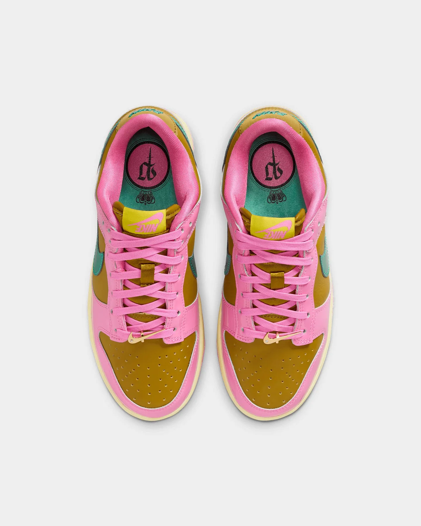 Nike Women's Dunk Low QS "Parris Goebel" Playful Pink/Multi Colour Bronzine