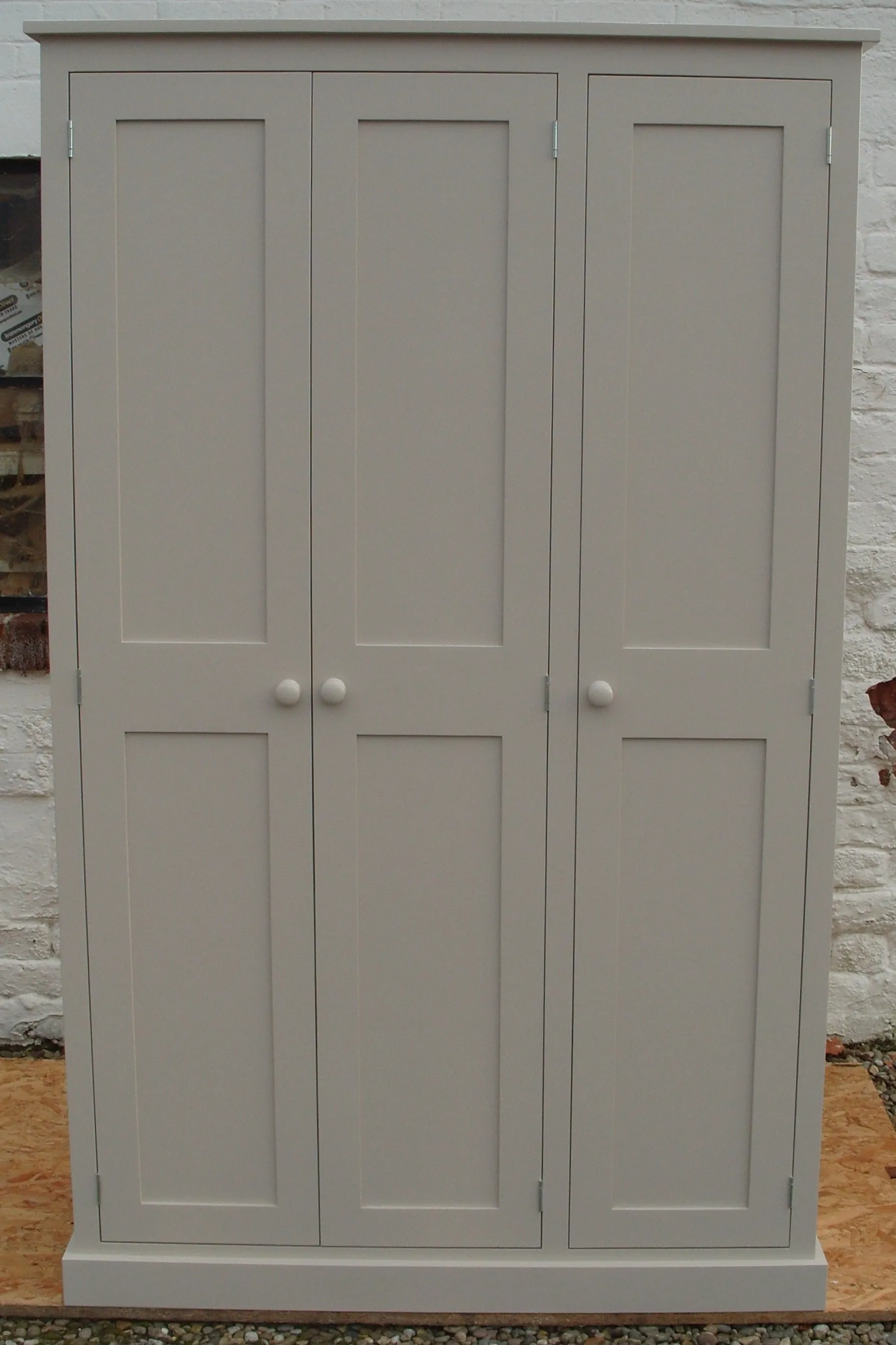 No 10. **3 Door Cloak Room Coat & Shoe Cupboard with Extra Top Box (35 cm deep) ALL COLOURS 📢 ADD TO CART to UNLOCK TODAYS DEAL