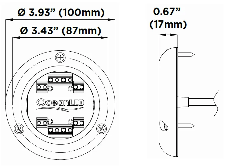 OceanLED Underwater Light - Sport Series S3166S - Multi-Colour