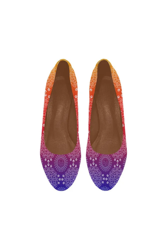 Paw Print Mandala Women's High Heels