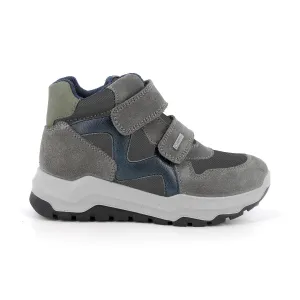 Primigi Boy's (Sizes 31-35) 6888822 Navy Patent/Grey Suede Gore-Tex