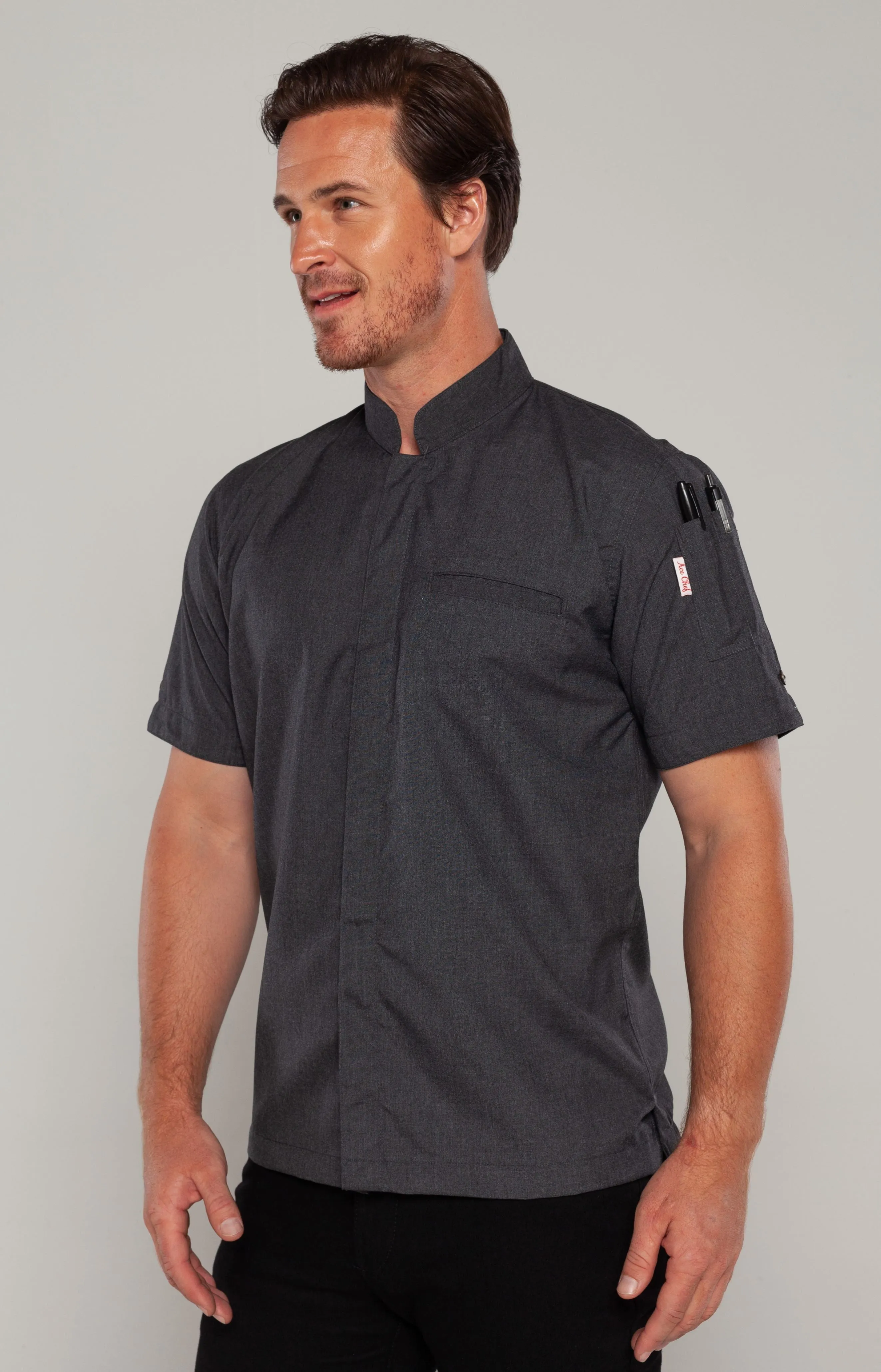 Raven Charcoal grey chef Jacket