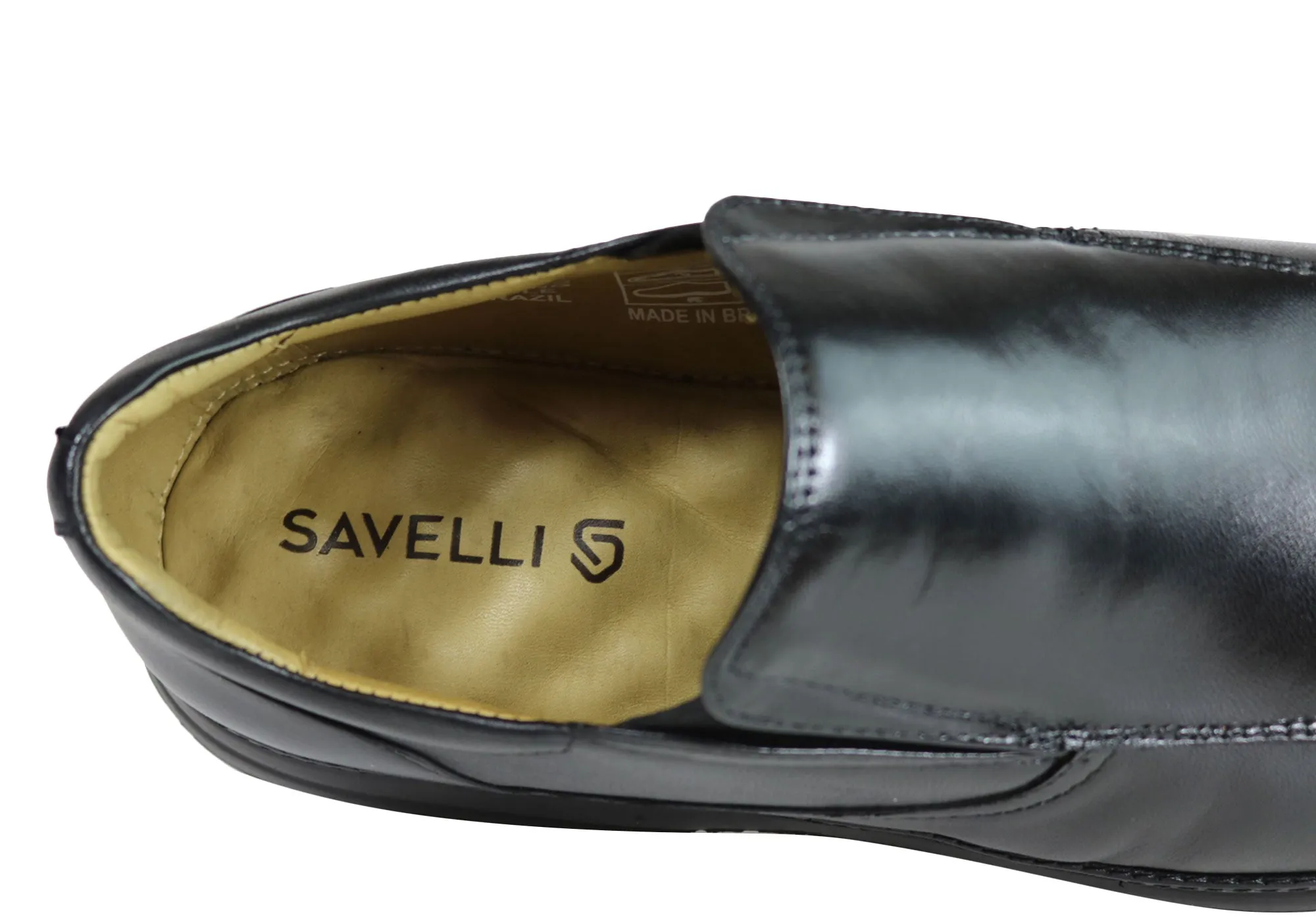 Savelli Willis Mens Massage Ball Comfort Dress Shoes Made In Brazil