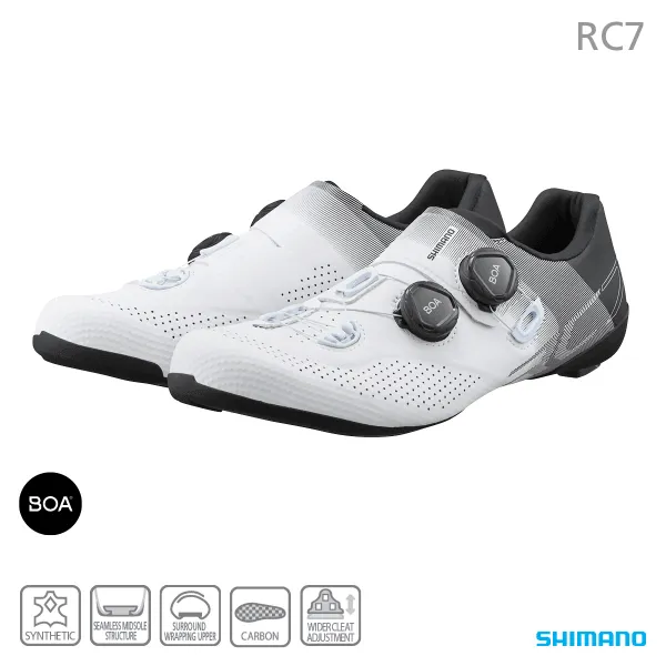 Shimano SH-RC702 Road Shoes - White