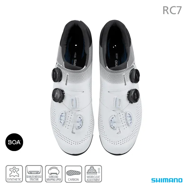 Shimano SH-RC702 Road Shoes - White