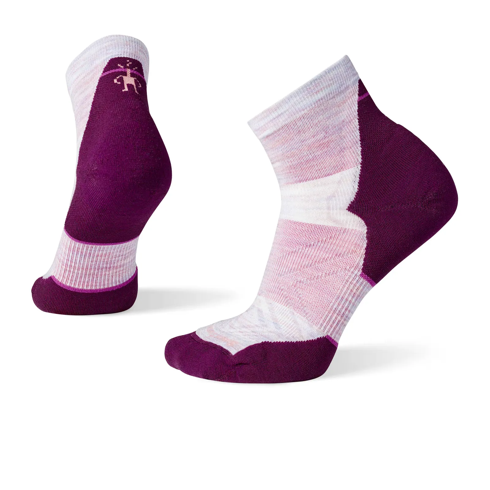 Smartwool Run Targeted Cushion Ankle Sock (Women) - Purple Eclipse