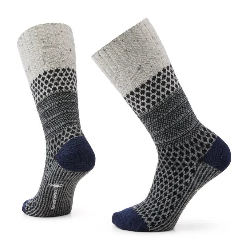 SMARTWOOL Women's Everyday Popcorn Cable Full Cushion Crew Socks #SW001843