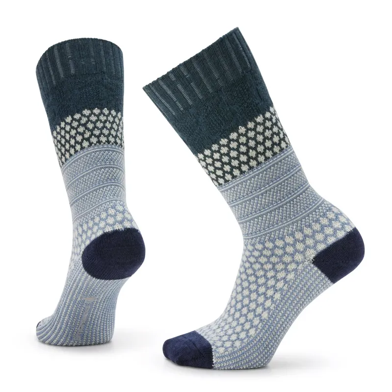 SMARTWOOL Women's Everyday Popcorn Cable Full Cushion Crew Socks #SW001843