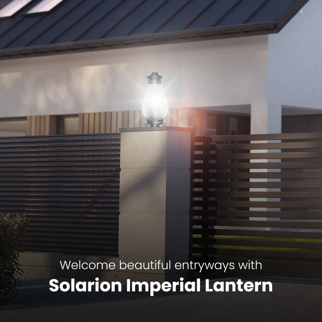 Solarion Imperial Lantern Gate Lamp (Plastic with B22 Holder)