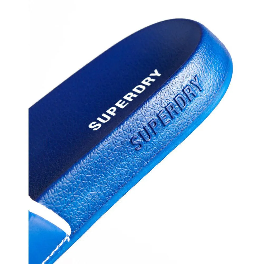 Superdry Mens Code Core Pool Slide Royal/Optic