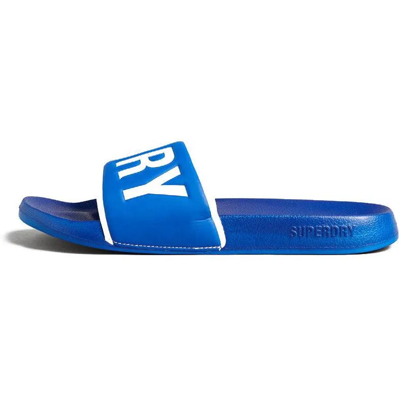 Superdry Mens Code Core Pool Slide Royal/Optic