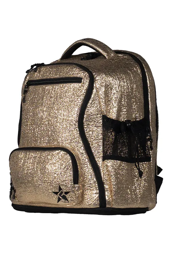 Tinsel in Gold Rebel Dream Bag Plus with Black Zipper