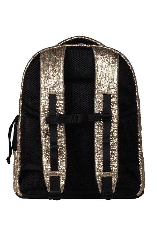 Tinsel in Gold Rebel Dream Bag Plus with Black Zipper