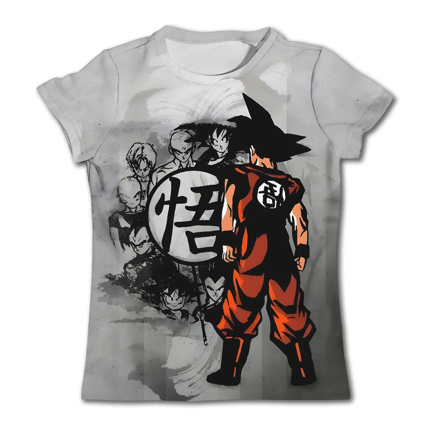 Top Clothes For Children Boys Dragon Ball T-shirt Men's Casual Short Sleeved Anime Cosplay Kids T Shirts Oversized Clothing Tee