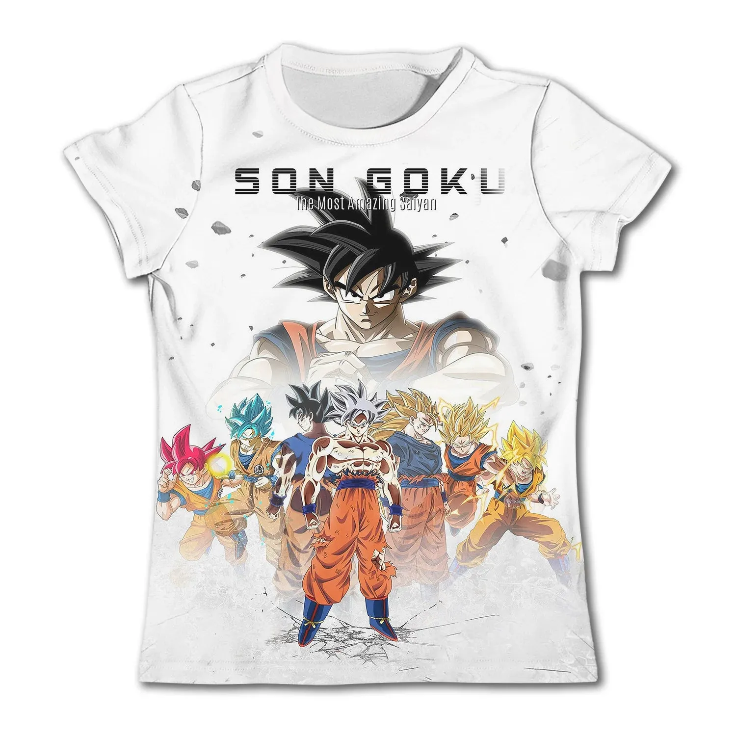 Top Clothes For Children Boys Dragon Ball T-shirt Men's Casual Short Sleeved Anime Cosplay Kids T Shirts Oversized Clothing Tee