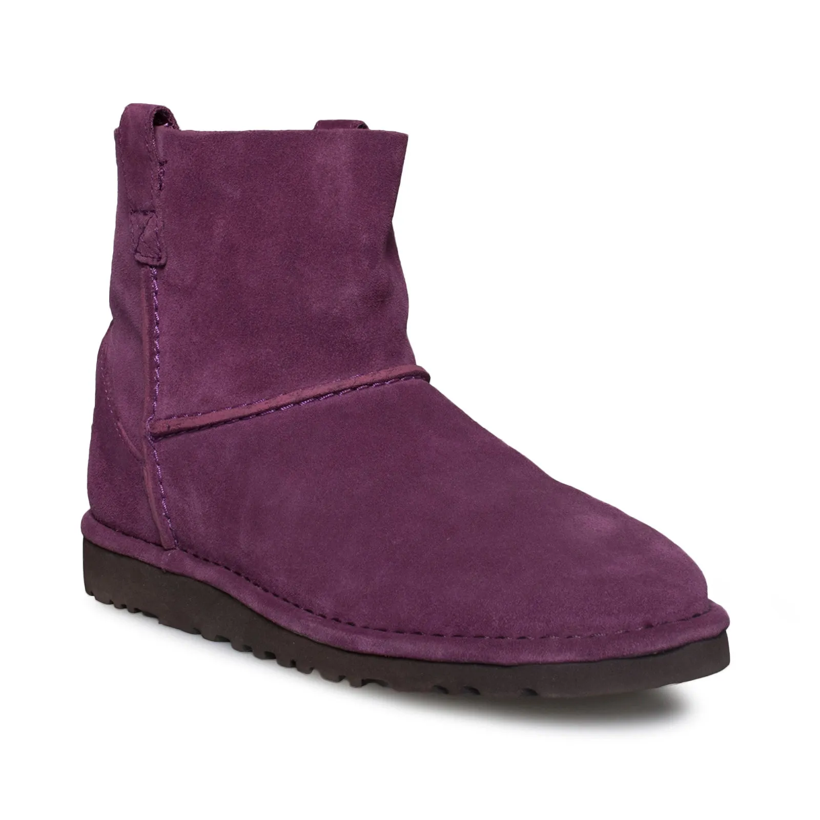 UGG Classic Unlined Mini Grape Wine Boots - Women's