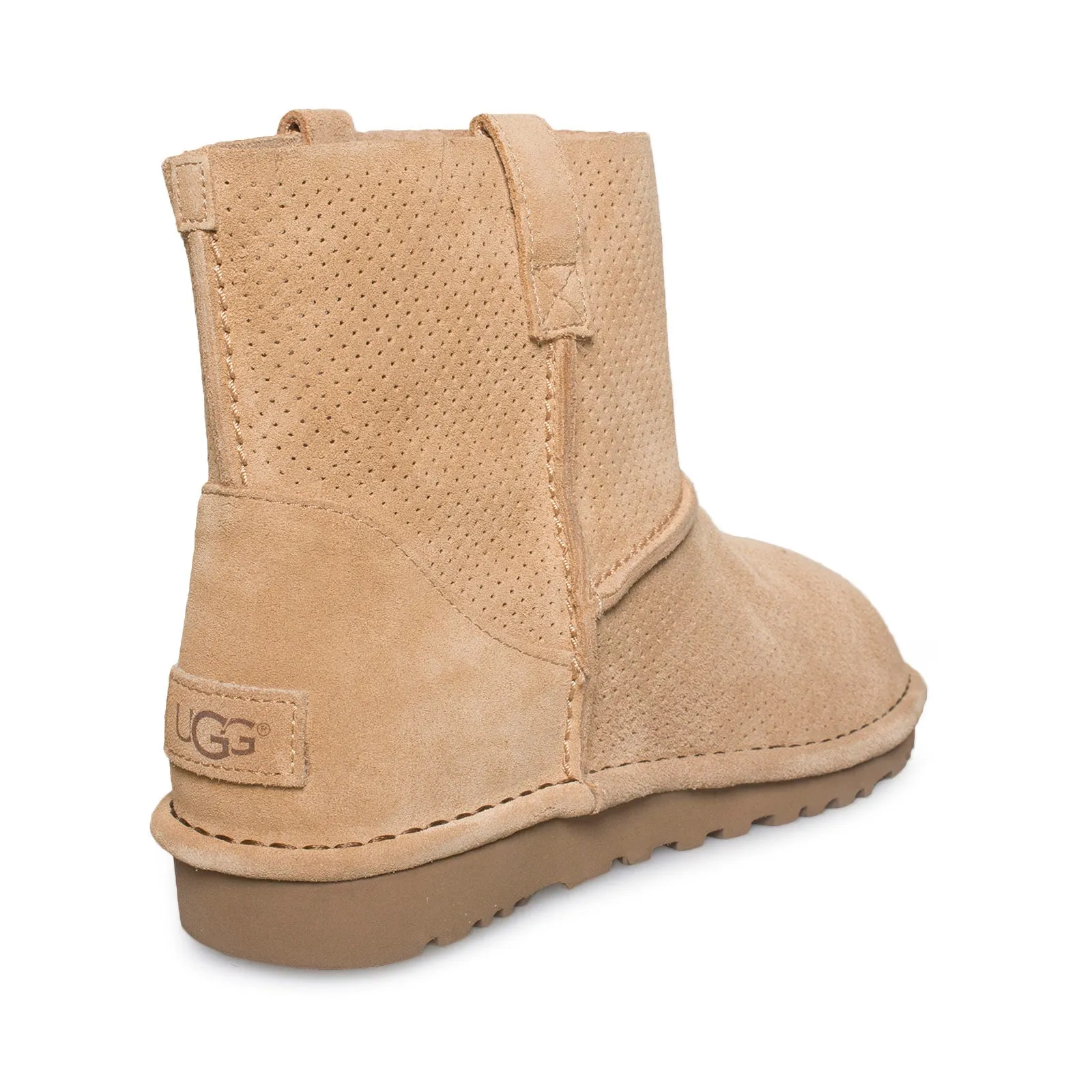 UGG CLASSIC Unlined Mini Perf Tawny Boots