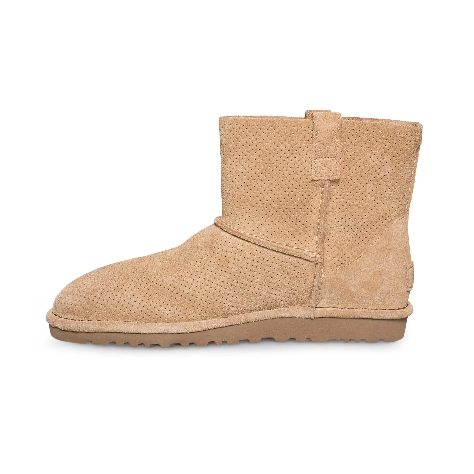 UGG CLASSIC Unlined Mini Perf Tawny Boots