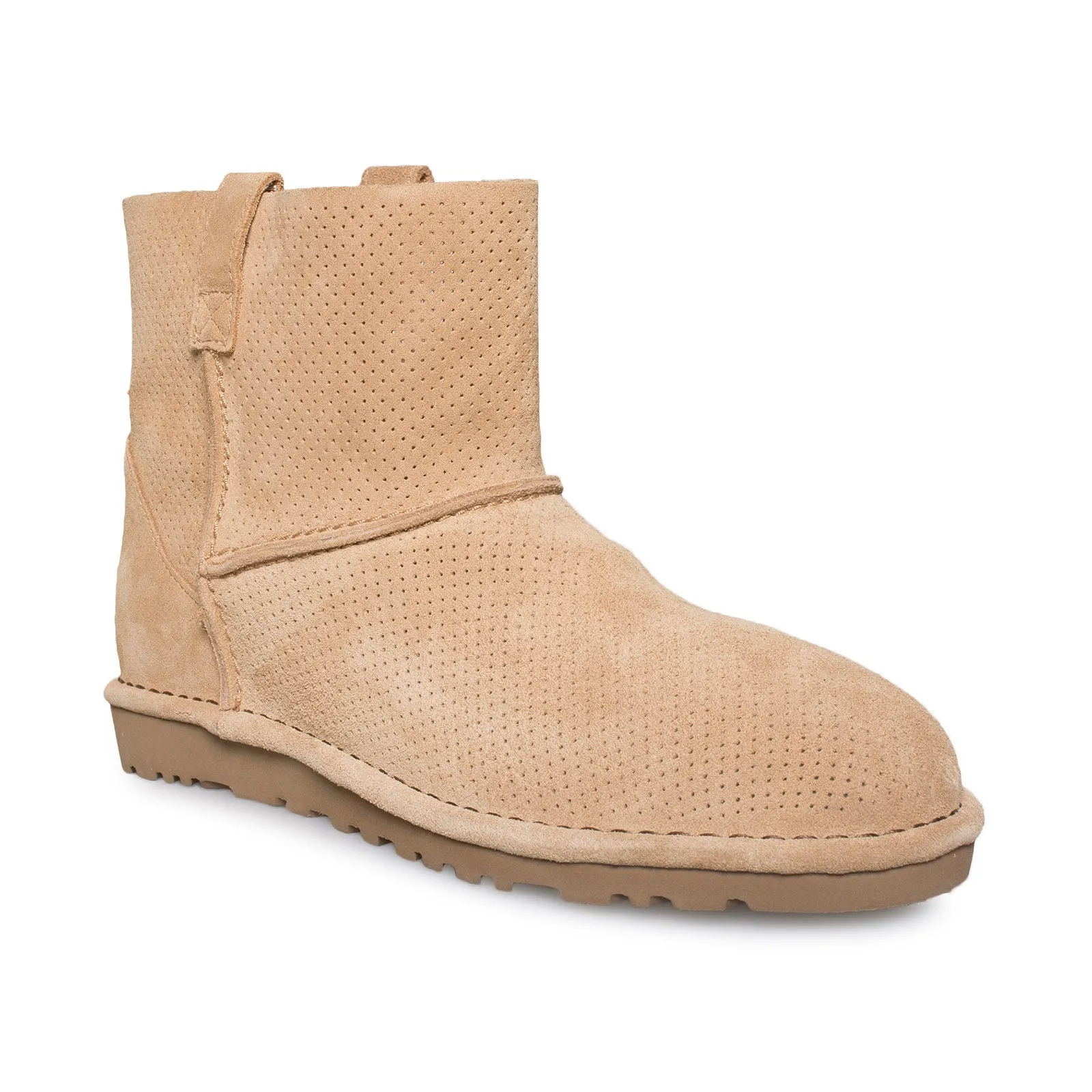 UGG CLASSIC Unlined Mini Perf Tawny Boots