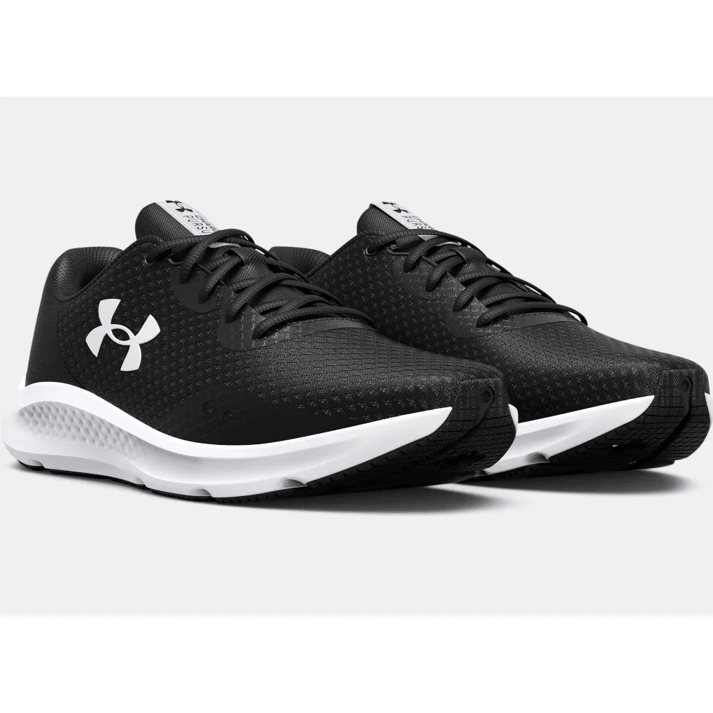 Under Armour Mens Trainer Charged Pursuit 3 Black/White