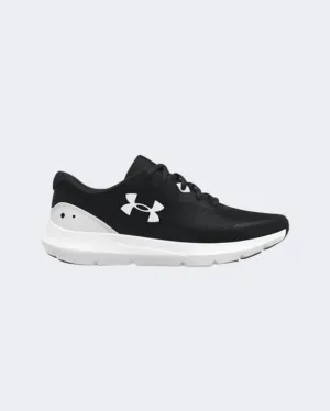 Under Armour Surge 3 Gs-Boys Running Shoes Black/White