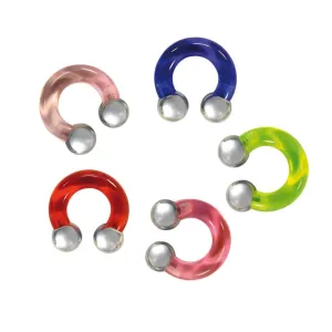 UV Circular Barbell w Steel Ball