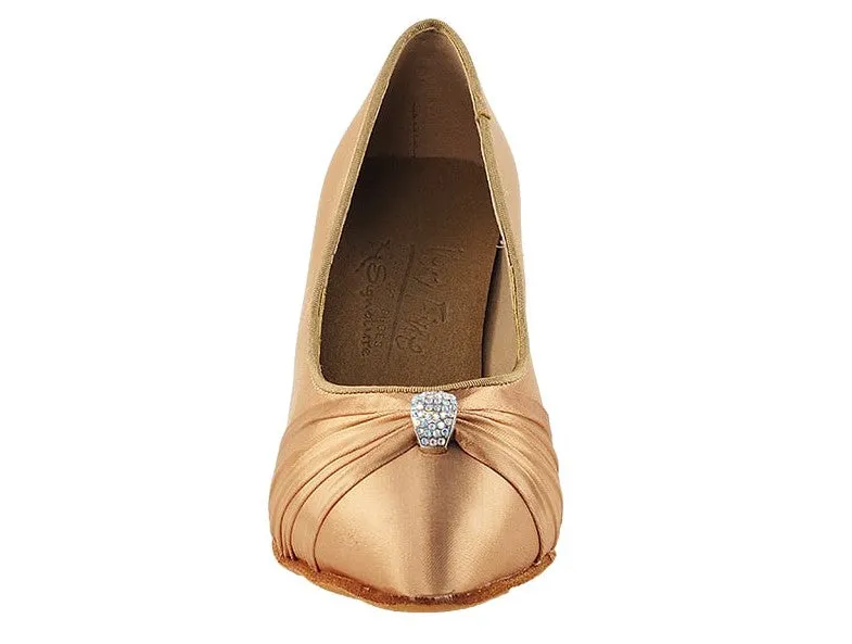 Very Fine Standard Ballroom Shoes with Stoned Bow Knot 9169 In Stock