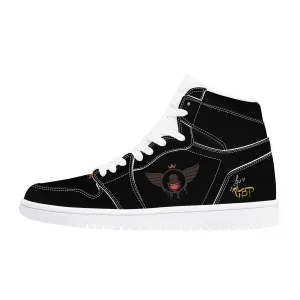 Vision 1 Collection | Basic Black | High Top Customized | Shoe Zero