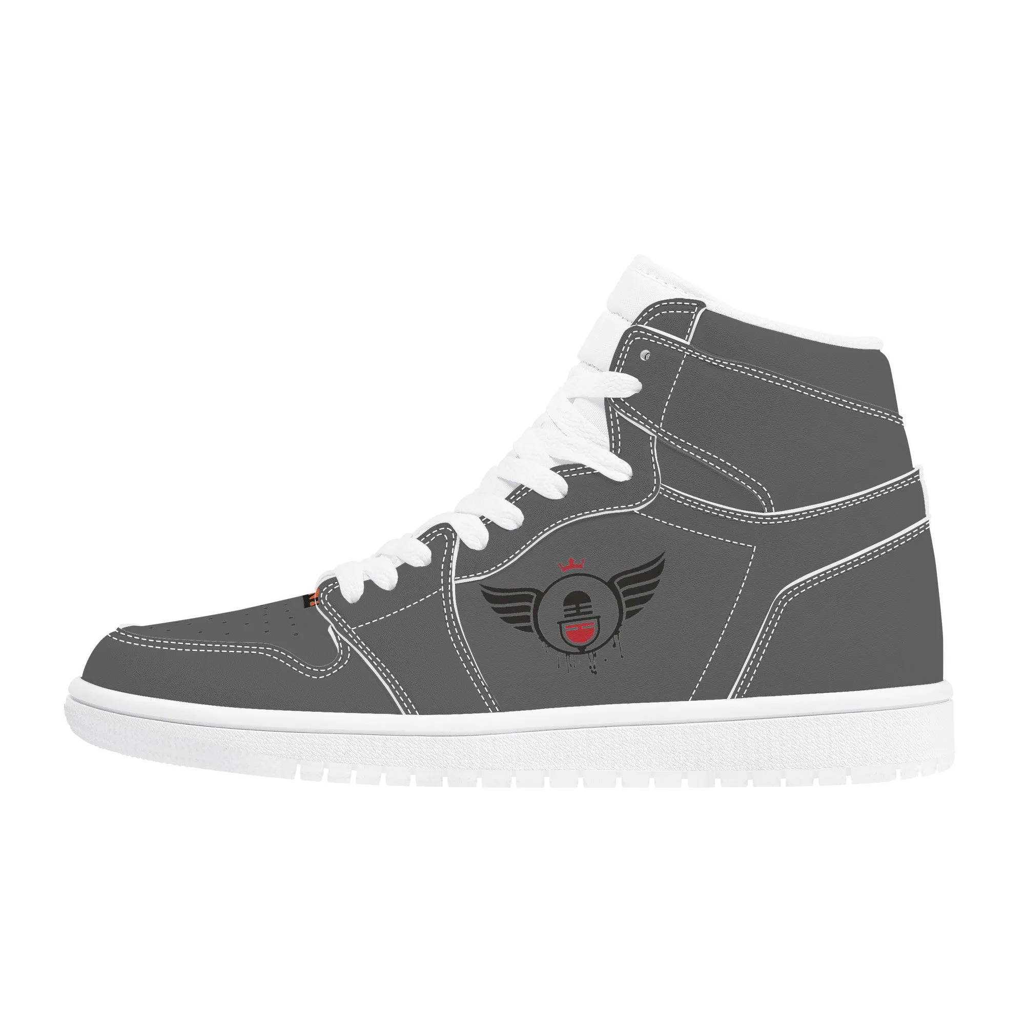 Vision 1 Collection | Basic Grey | High Top Customized | Shoe Zero