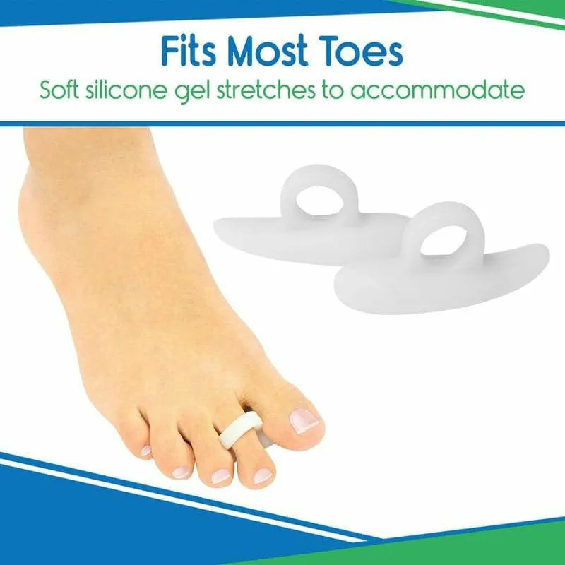 Vive Health Sole Hammer Toe Splint - White