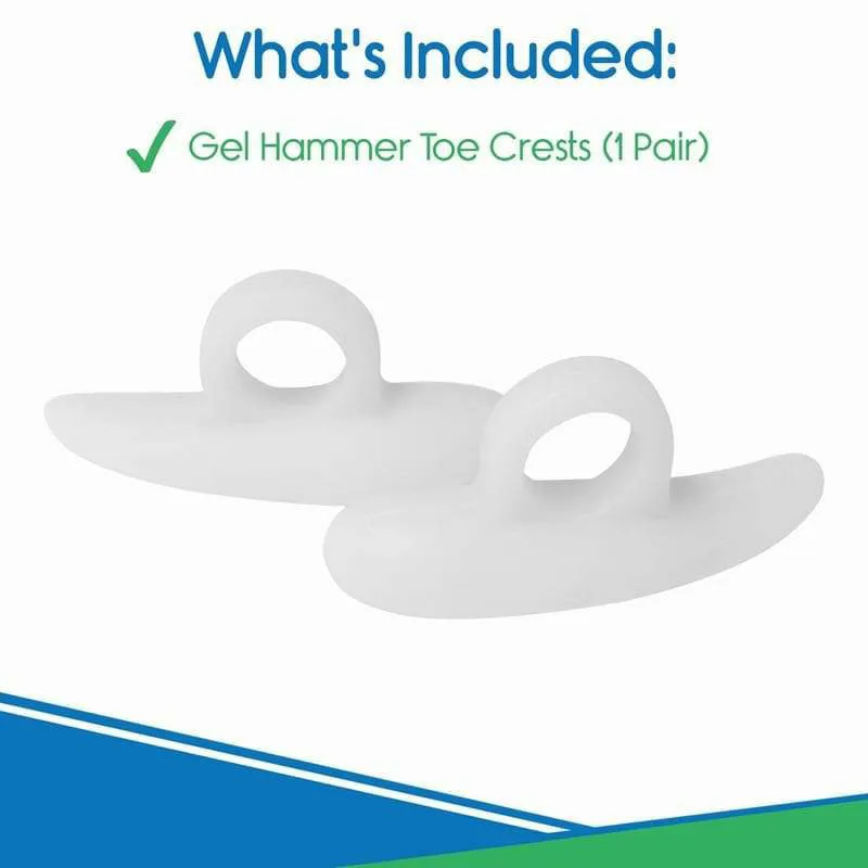 Vive Health Sole Hammer Toe Splint - White