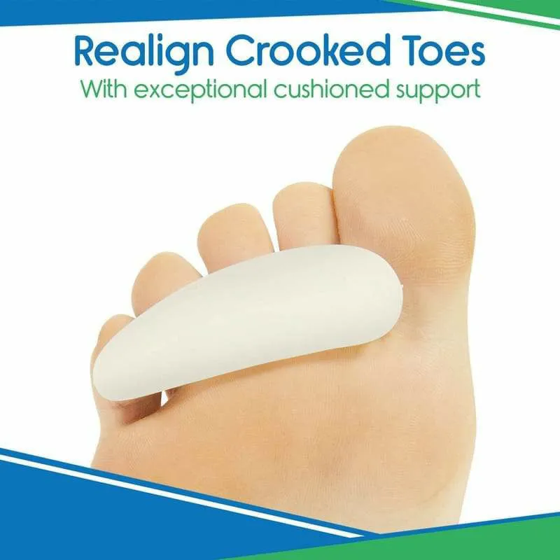 Vive Health Sole Hammer Toe Splint - White