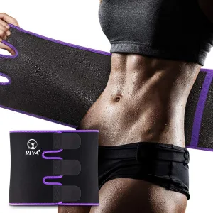 Waist Trimmer Sweat Waist Trainer Women Waist Sweat Belt Band Belly Stomach Wrap