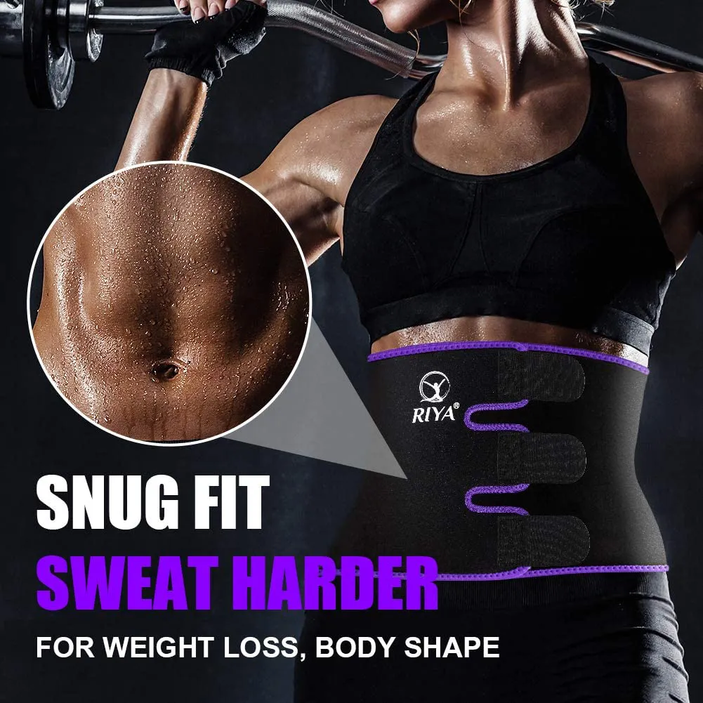 Waist Trimmer Sweat Waist Trainer Women Waist Sweat Belt Band Belly Stomach Wrap