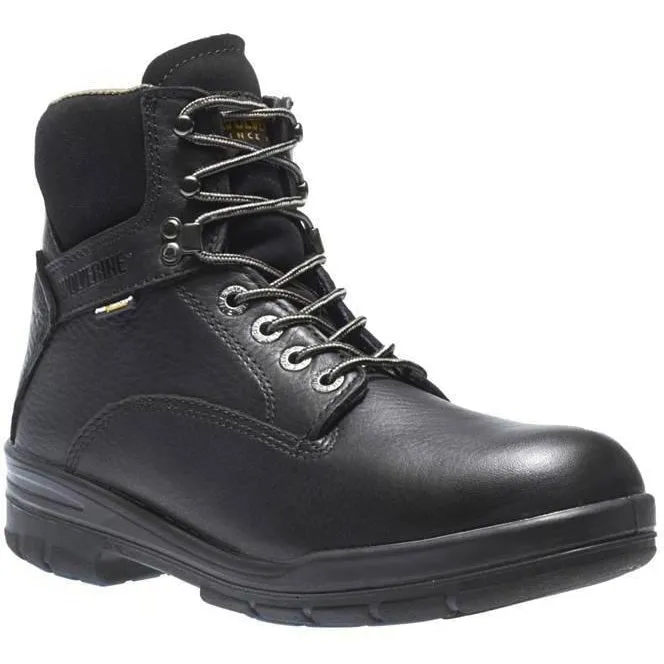 Wolverine Men's DuraShocks SR 6" WP Direct Attach Work Boot Black W03123