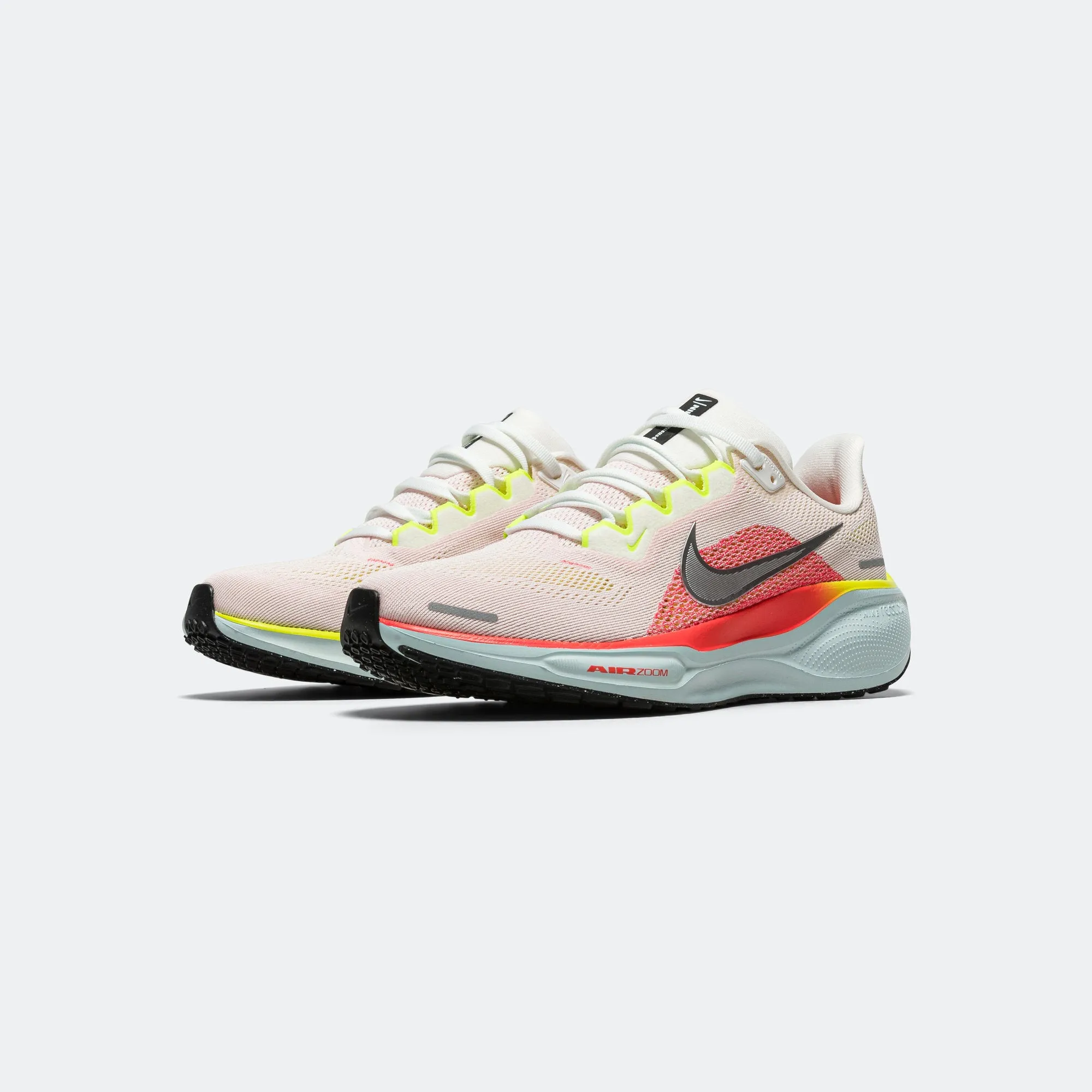 Womens Air Zoom Pegasus 41 - Summit White/Chrome-Bright Crimson